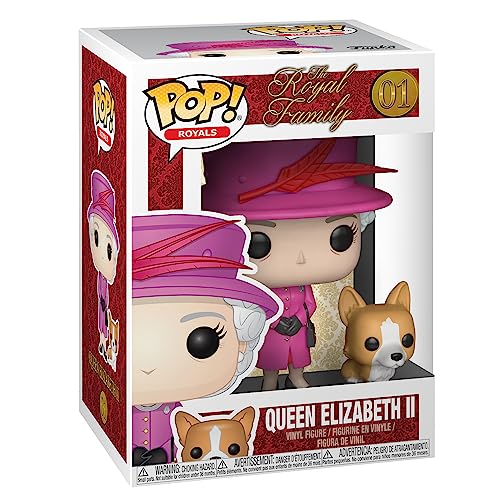 Funko Pop! Queen Elizabeth II & Corgi Buddy: Royal Family - Figura de Vinilo Coleccionable - Idea de Regalo- Mercancia Oficial - Juguetes para Niños y Adultos - Muñeco para Coleccionistas