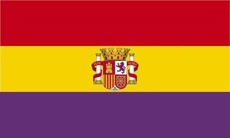 Gemelolandia | Bandera Segunda Republica Española 150x90cm | Del Mundo, Históricas, de Países Para Decoración de Cualquier Espacio