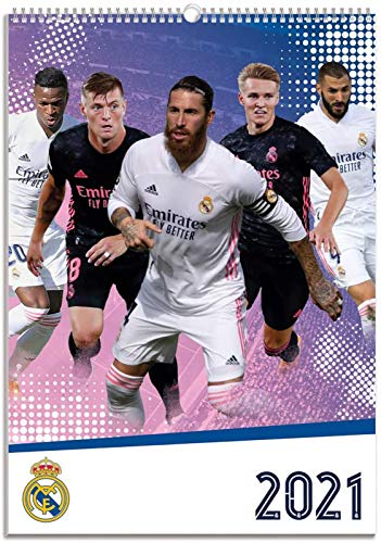 Grupo Erik - Calendario de pared 2021 Real Madrid Grupo, A3