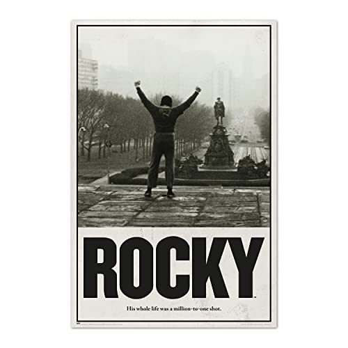 Grupo Erik Póster Rocky Balboa, Rocky Film - Lamina decorativa Rocky Balboa/Póster Merchandising Rocky Balboa - Producto con licencia oficial