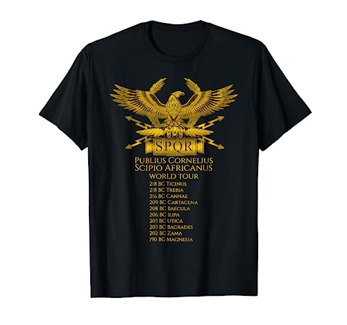 Guerras púnicas - Escipión el Africano - SPQR Roma antigua Camiseta