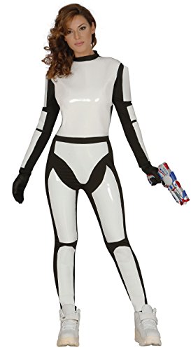 Guirca-84969.0 Disfraz adulta soldado espacial, color blanco, Talla 36-40 (84969.0)