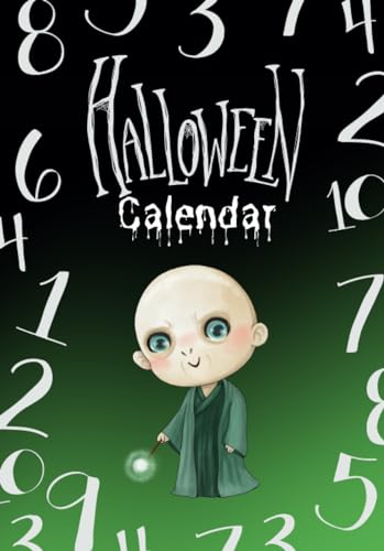 Halloween Calendar: Escuela de magia | Calendario de adviento | Escuela de magia y hechicería | Para magos y brujas: Interior a todo color