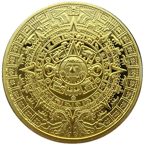 HARPIMER Mayas Moneda Conmemorativa, Colección de Monedas Conmemorativas Aztecas y mayas en un Calendario Colección De Arte