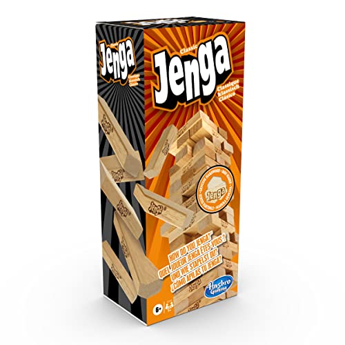 Hasbro Gaming A2120EU4 Hasbro, Jenga Refresh, Multicolor, Única