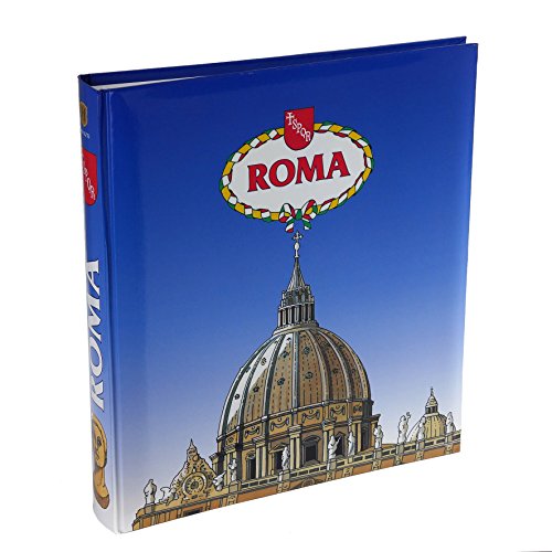 Henzo Roma - Álbum de fotos con diseño de Roma, color azul