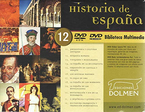 Historia de España - Biblioteca Multimedia 12 DVD