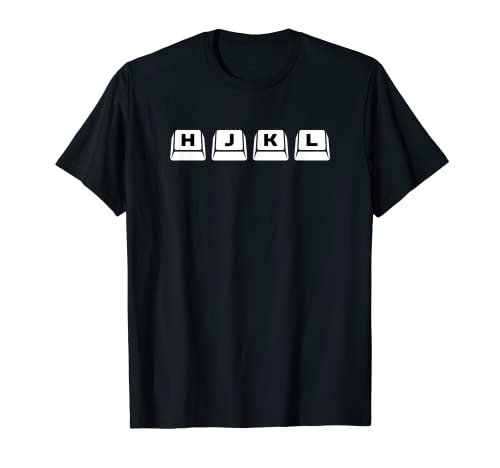 HJKL - Teclado de navegación para piratas informáticos vi/Vim Camiseta