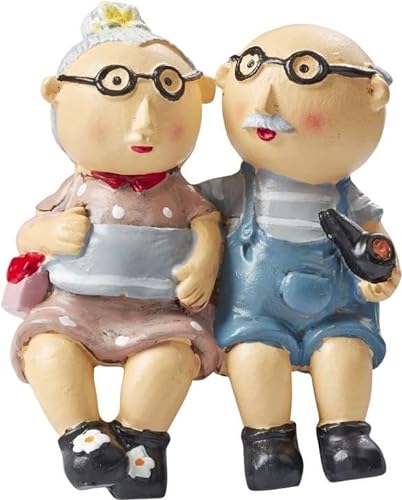 Hobbyfun Figuras de abuela y abuelo, aprox. 6 cm