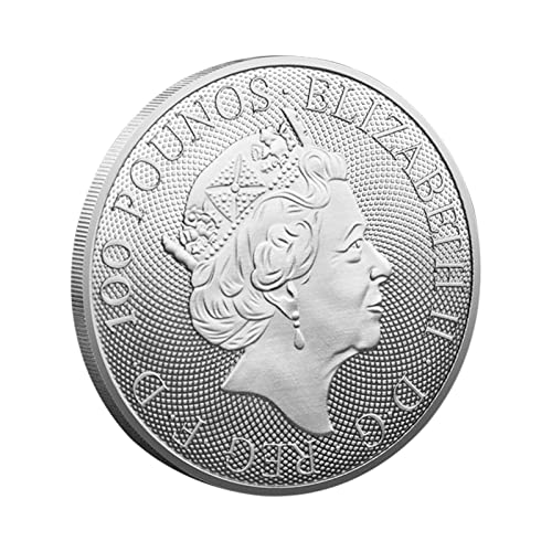Hongjingda 2 Pcs Monedas de,Moneda Conmemorativa Retro de la Reina Isabel | Moneda Conmemorativa Medallion Queen con Imagen, Monedas de colección en Memoria de la Reina Isabel