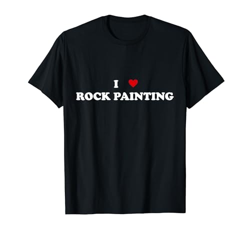 I Heart Rock pintor - Amo la pintura rupestre Camiseta