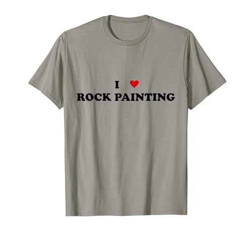 I Heart Rock pintor - Amo la pintura rupestre Camiseta