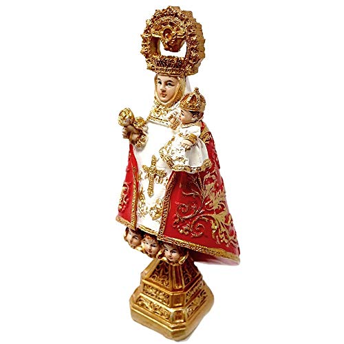 Inmaculada Romero IR Figura Virgen De Covadonga Adorno 12Cm. Resina Peana Decoración