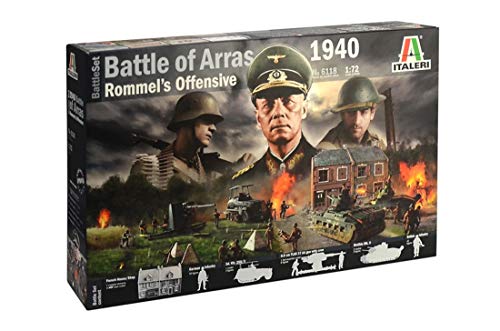 Italeri 510006118 1: 72 WWII Juego: Battle of Arras '40