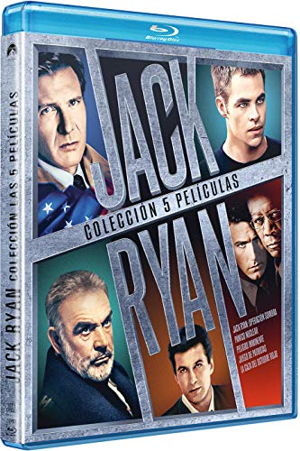 Jack Ryan (Blu-ray) Pack 5 peliculas: La Caza del Octubre Rojo / Juego de Patriotas / Peligro Inminente / Panico Nuclear / Jack Ryan: Operacion Sobra