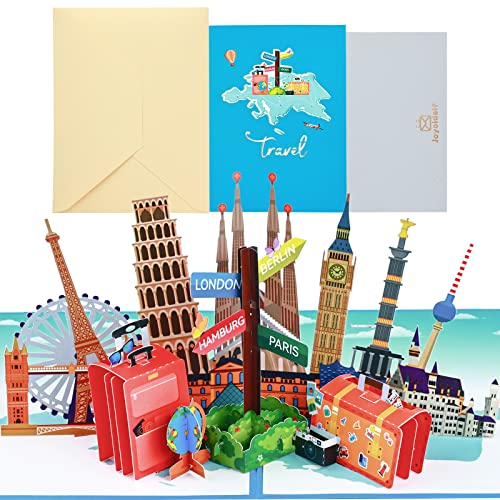 Joyoldelf Tarjeta de cupón de viaje, tarjeta de cupón de viaje, tarjeta de regalo para vacaciones, vale para billetes de avión, regalo de dinero para vacaciones, tarjeta de regalo para viajes