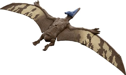 Jurassic World Dominion Roar Strikes Pteranodon Dinosaurio figura de acción con sonidos, juguete +4 años (Mattel HDX42)