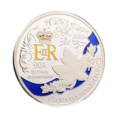 Kekou 1PC Queen Elizabeth II Coins 2022 Platinum Coin Jubilee 70th Collection Monedas Conmemorativas, En Memoria De La Reina De Inglaterra, Queen Elizabeth Souvenirs and Gifts