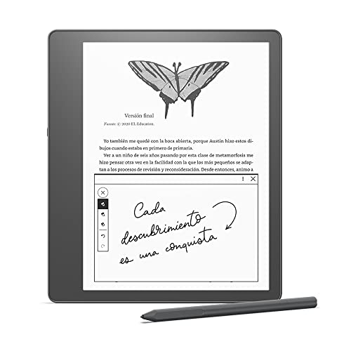 Kindle Scribe, el primer Kindle para leer y escribir, con una pantalla Paperwhite de 10,2" y 300 ppp | Con lápiz prémium | 64 GB + Kindle Unlimited