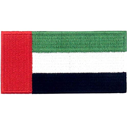 La bandera de los Emiratos Árabes Unidos Parche Bordado de Aplicación con Plancha