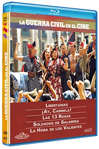 La guerra civil en el cine (Blu-ray) Pack 5 peliculas: Libertarias / ¡Ay Carmela! / Las 13 Rosas / Soldados de Salamina / La Hora de los Valientes
