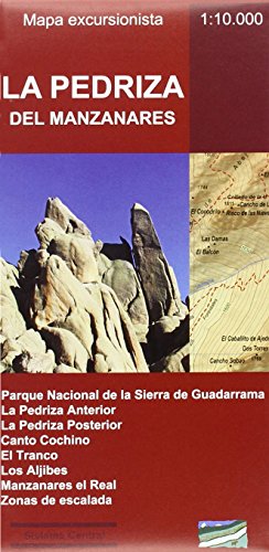 LA PEDRIZA DEL MANZANARES. MAPA EXCURSIONISTA (GUIAS VIAJE)