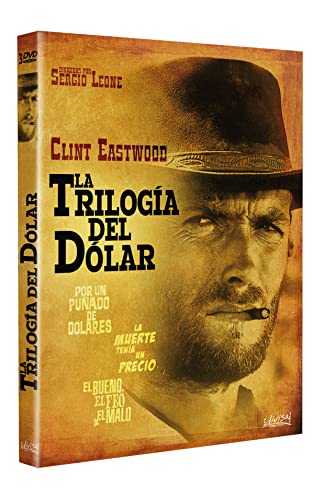 La Trilogia del Dolar (DVD) Pack 3 peliculas: Por un puñado de dolares, La Muerte tenia un precio, El Bueno, el Feo y el Malo