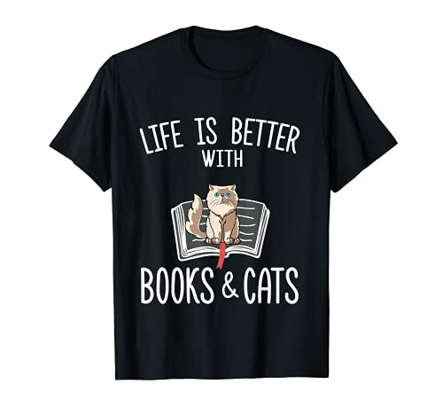 La vida es mejor con libros Camiseta