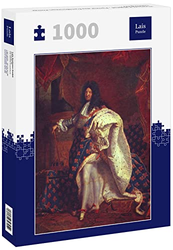 Lais Puzzle Hyacinthe Rigaud - Retrato del Rey francés Luis XIV 1000 Piezas