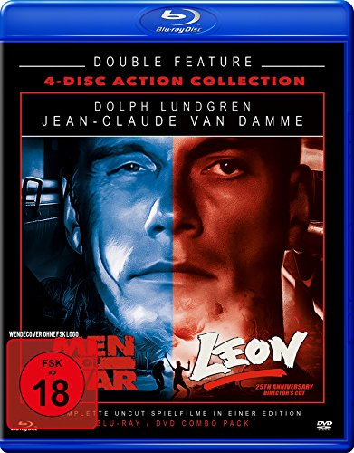 Leon + Men of War - Double Feature - Limited Edition (2 Blu-Rays + 2 DVDs) [Blu-ray] [Alemania]
