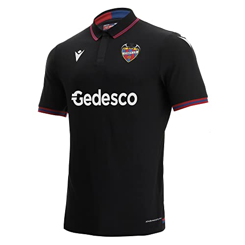 Levante UD | Camiseta Oficial del Club | Segunda Equipación | Temporada 2021-2022 | Poliéster | Negro | Talla XL_JR