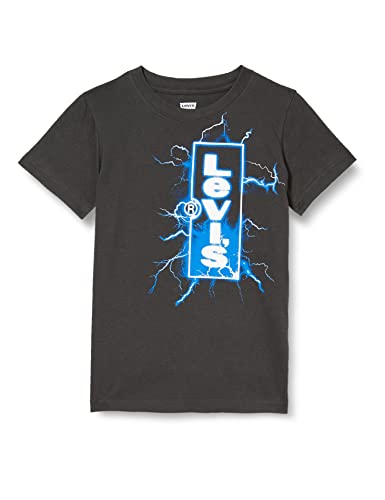 Levi's LVB LIGHTNING STRIKE TEE SHIRT EF705, Camiseta para Niños, Gris (UNEXPLORED), 14 años