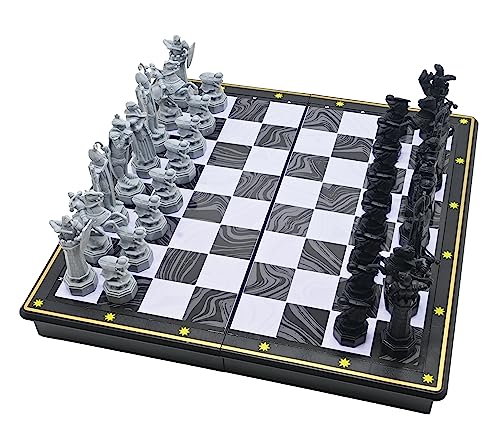 Lexibook - Juegos de ajedrez Harry Potter - Tablero de ajedrez magnético y Plegable, 32 Piezas, Juego Familiar, CGM300HP