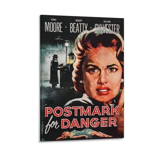 LIANGSHUANG Póster de película británica de crimen atmosférico de 1956, retrato de Alison, póster artístico, pintura en lienzo, decoración de pared, foto para el hogar, pósteres decorativos modernos
