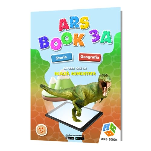 Libro de historia y geografía para niños de tercer elemental. Aprende de forma muy rápida y divertida. Libro en realidad aumentado en historia y geografía. Libro interactivo (idioma español no