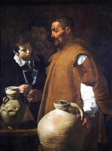 Lienzo calidad museo o lámina para enmarcar, El aguador de sevilla, Diego Velázquez - 100 x 70 cm (A0) (XL), POSTER PROFESIONAL