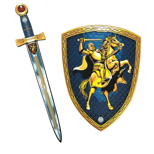Liontouch - Espada y Escudo Caballero para Niños | Set de Juego en Espuma con Tema Medieval a Caballo | Armas y Armaduras Seguras para Disfraces