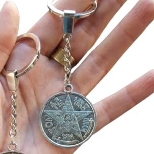 Llavero TETRAGRAMMATON, poderoso amuleto, talismán de protección personal