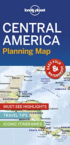 Lonely Planet Central America Planning Map [Idioma Inglés]