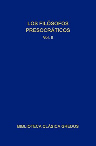 Los filósofos presocráticos II