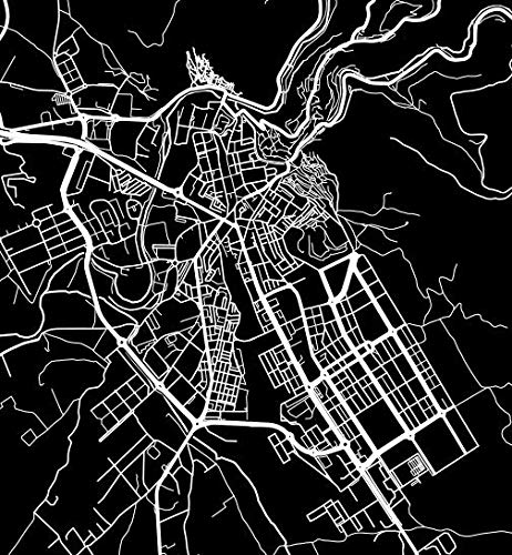 Mapa decorativo de Cuenca