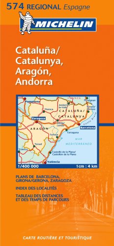 Mapa Regional Cataluña, Aragón, Andorra: No.574 (Carte regionali)