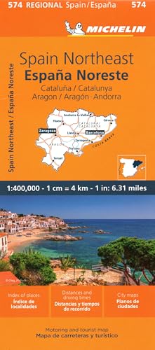 Mapa Regional Cataluña,/Catalunya, Aragón, Andorra: Straßen- und Tourismuskarte 1:400.000: 574 (Mapas Regional)