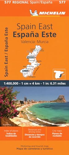 Mapa Regional España Este - Comunidad Valenciana, Murcia (11577): Straßen- und Tourismuskarte 1:400.000 (Mapas Regional)