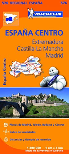 Mapa Regional Extremadura, Castilla la Mancha, Madrid (Mapas Regional)