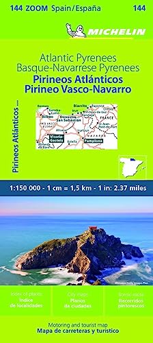 Mapa Zoom Pirineos Atlanticos / Pirineo Vasco-navarro (11144): Straßen- und Tourismuskarte 1:150.000; Auflage 2023 (Mapas Zoom)