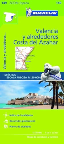 Mapa Zoom Valencia y alrededores, Costa del Azahar: 149 (Mapas Zoom Michelin)