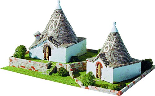 MAQUETA PIEDRA CERÁMICA EDIFICIO ITALINO ANTIGUO Trulli Pugliesi-Alberobello - Italia, AEDES ARS 1257