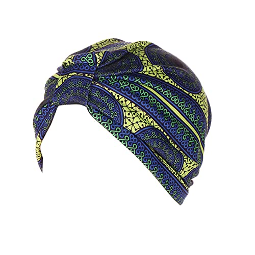 MBBYLIVES Hombre Marca Gorro Turbante Plisado a la Moda con para Mujer, Gorro para la Cabeza, Gorro para Dormir De Barba Norteña