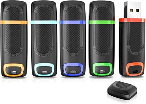 Memoria USB 3.0 64 GB 5 Pack, Pendrive USB 64GB 3.0 Alta Velocidad con indicador LED y Tapa para PC, Desktop, Portátil, Consolas de Juegos